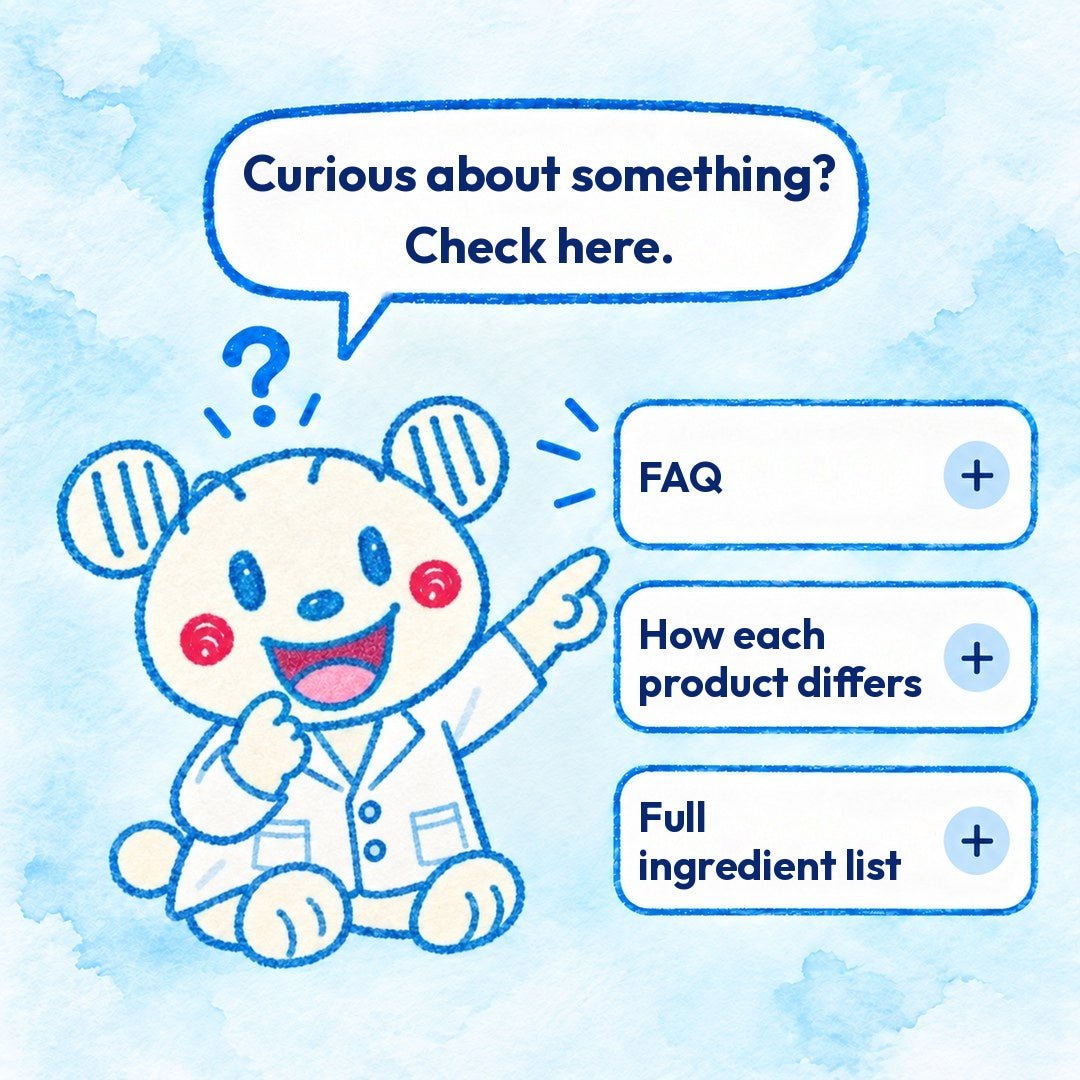 LauLau with a question mark, saying “Have a question? Check here.”